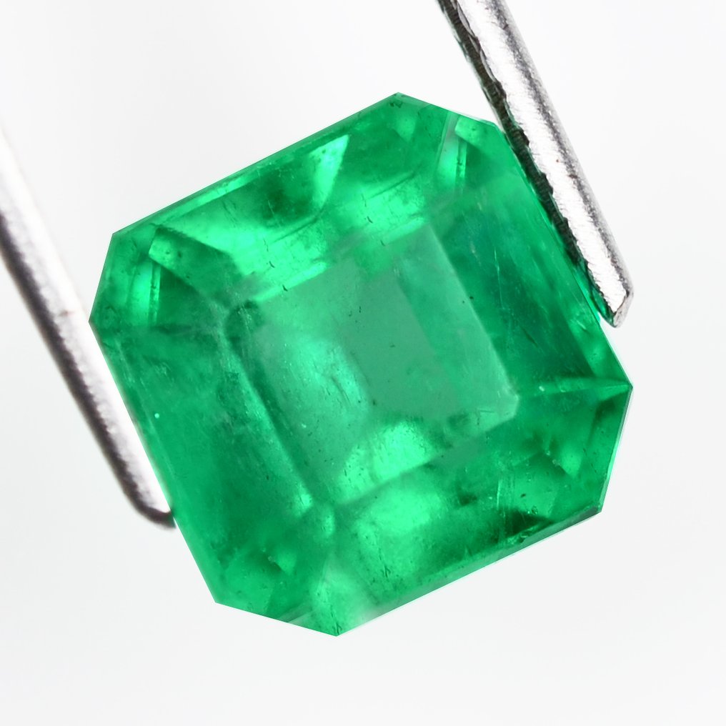 Grün Smaragd  - 5.12 ct - GRS Gemresearch Swisslab - Minderjährige #1.0
