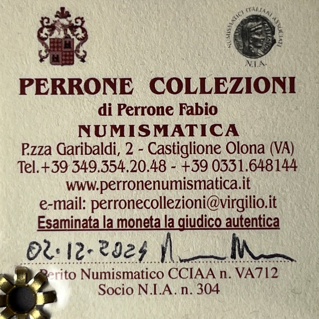 Ιταλία, Βασίλειο Vittorio Emanuele III. 1 Lira 1902 #3.2