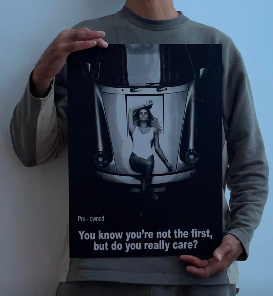 poster pubblicitario in alluminio - Porsche - PRE OWNED - NO ENVIO A CANARIAS #2.1