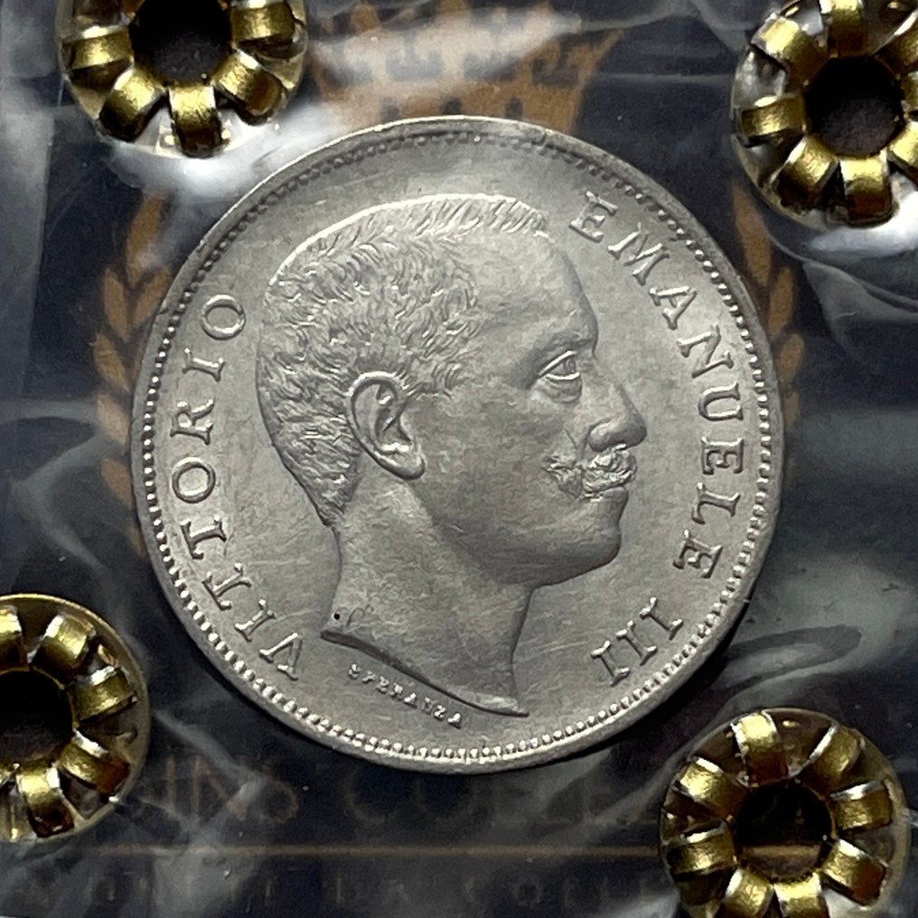 Ιταλία, Βασίλειο Vittorio Emanuele III. 1 Lira 1902 #1.0