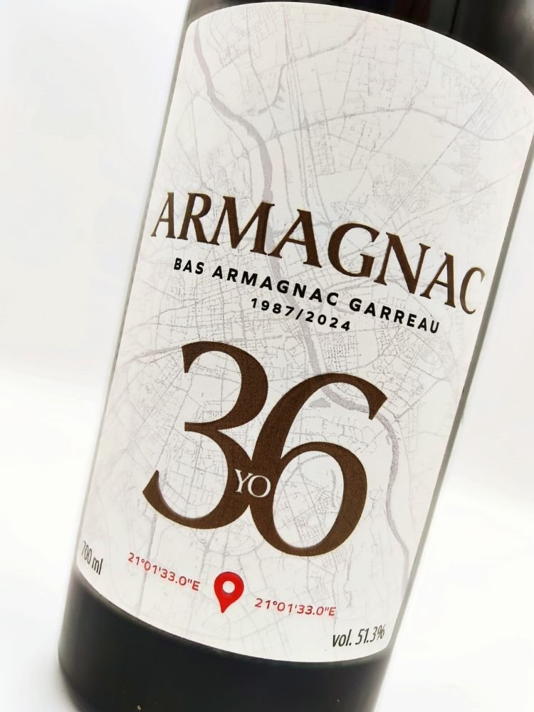 Armagnac Garreau 1987 36 years old Distilia - Armagnac Garreau 1987/2024 36yo #16   - b. 2024  - 700ml #1.0