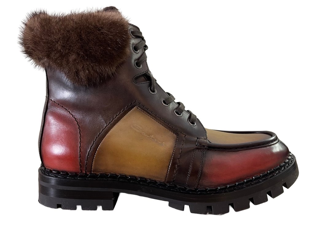 Santoni - Botas - Tamaño: EU 43 - Nuevo en caja #1.0