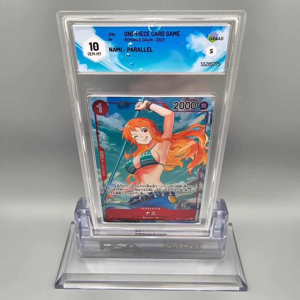 1 Graded card - Nami (Alternate Art) Parallel OP01-016 -> Romance Dawn - Graad 10 #3.2