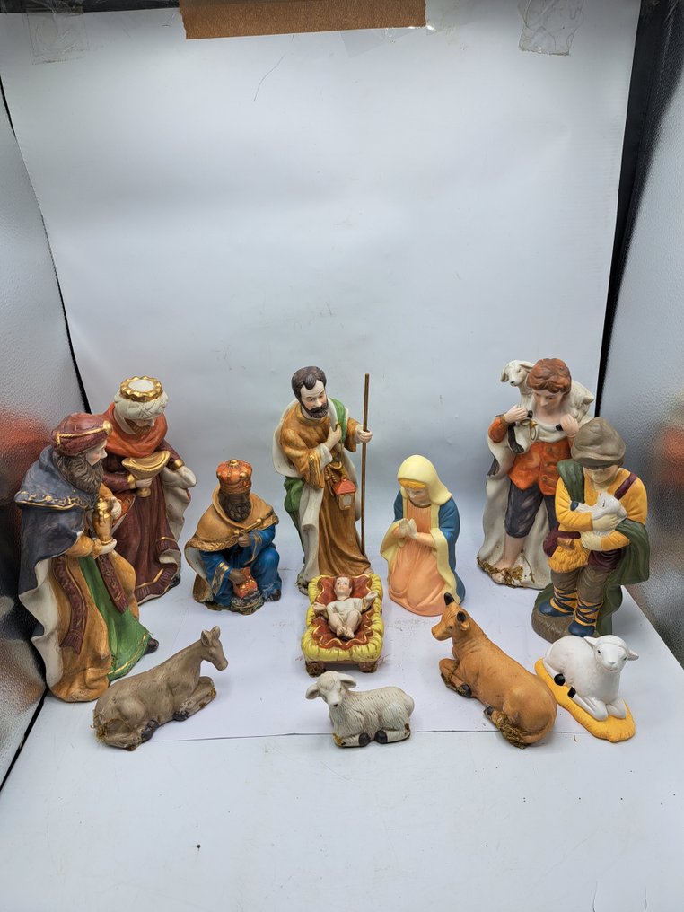 圣诞装饰品 (12) - Bisquit瓷器 - 完成圣诞马槽 #2.1