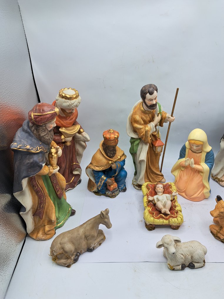 圣诞装饰品 (12) - Bisquit瓷器 - 完成圣诞马槽 #3.2