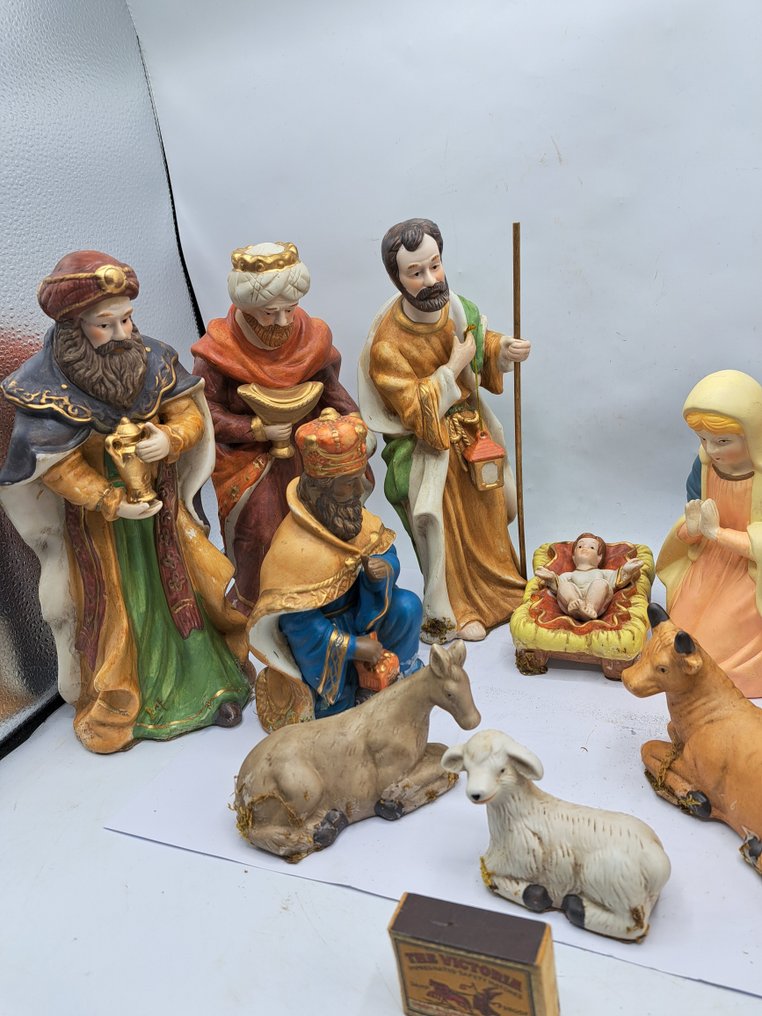 圣诞装饰品 (12) - Bisquit瓷器 - 完成圣诞马槽 #4.3