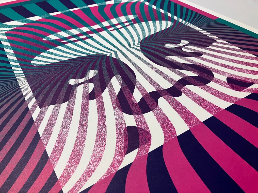 Shepard Fairey (OBEY) - OBEY Op Art Icon - Signed Offset Lithograph #4.3