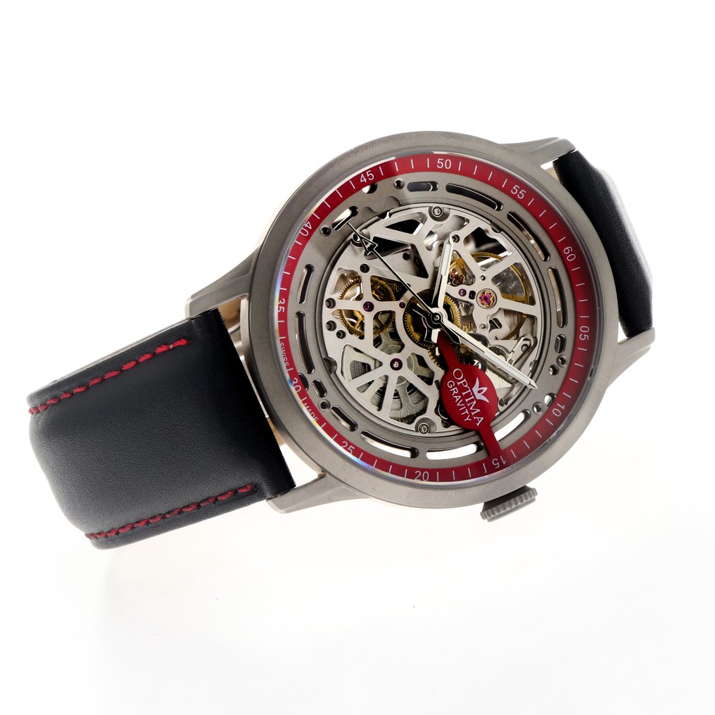 OPTIMA - SKELETON Automatic Swiss watch - OSA475SK-SL-5 - Ingen reservasjonspris - Herre - 2020+  #4.3