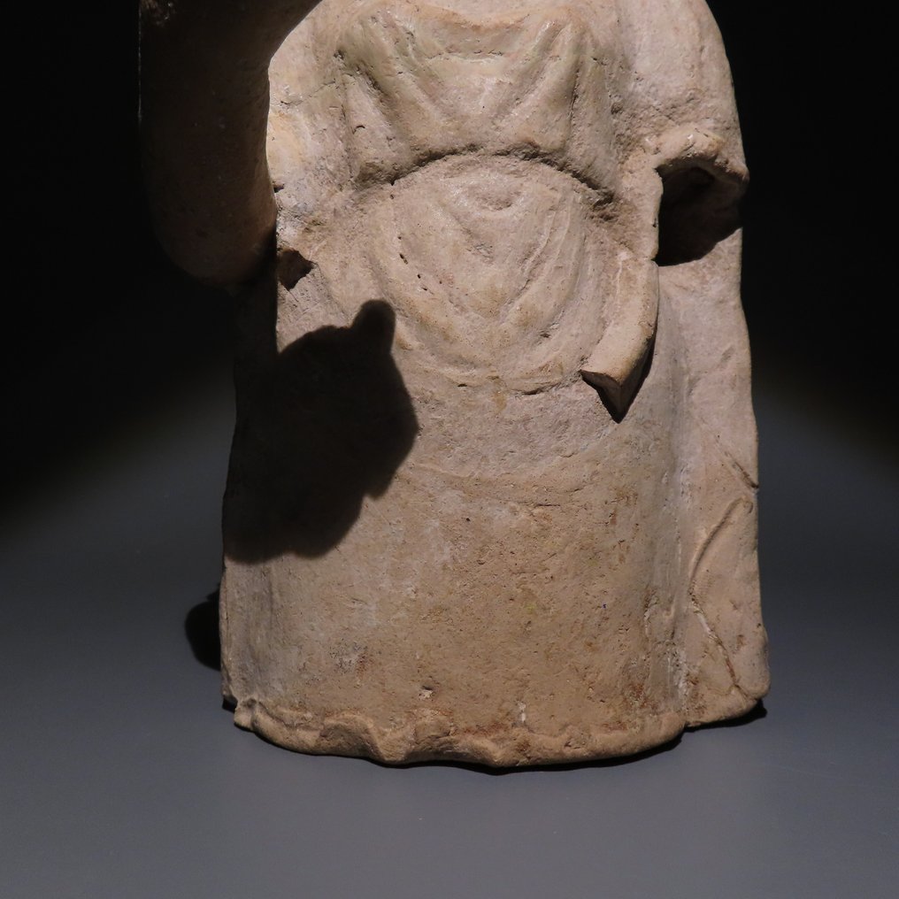Punisk Terrakotta Fønal figur. 3. til 2. århundrede f.Kr. Højde: 27,5 cm. TL test. #3.2