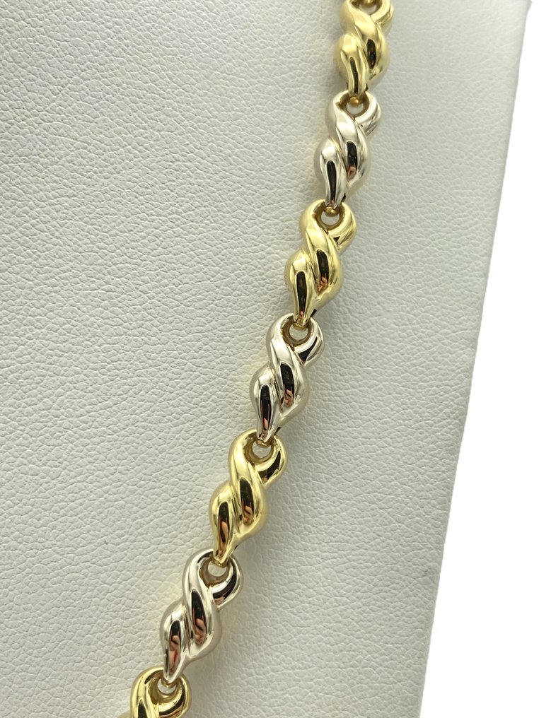 頸鏈 - 18 克拉 黃金, 白金 #2.1