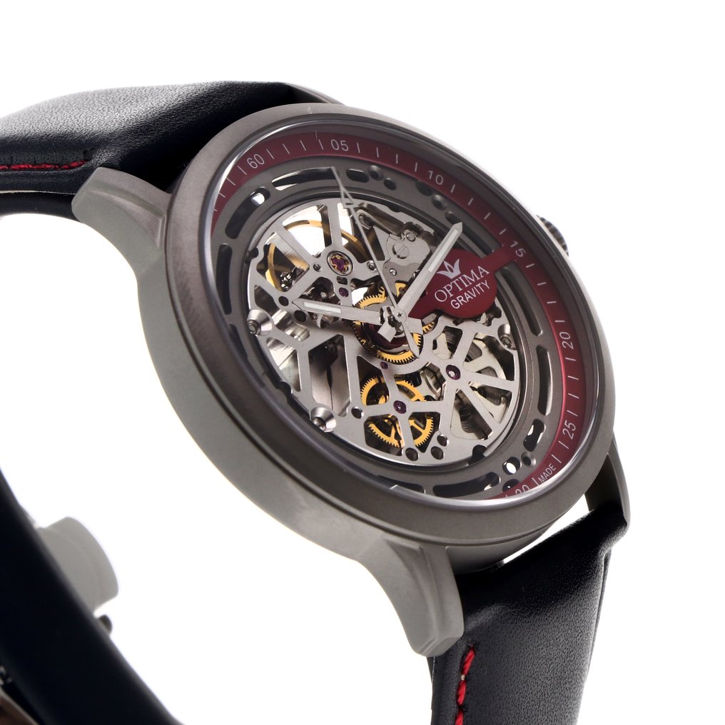 OPTIMA - SKELETON Automatic Swiss watch - OSA475SK-SL-5 - Ingen reservasjonspris - Herre - 2020+  #1.0