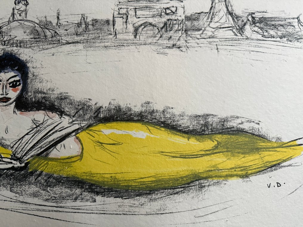 Kees Van Dongen (1877-1968) - Sirène de Paris 1962 #3.2