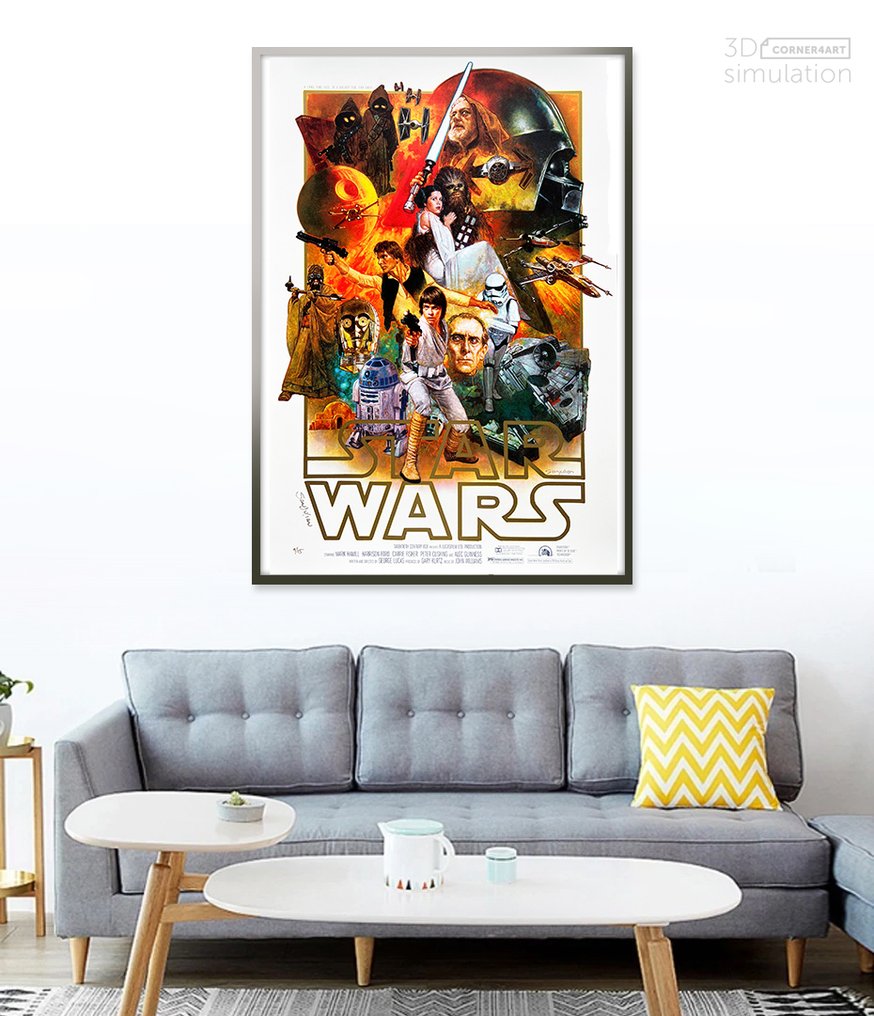 Sanjulian - Star Wars Collector’s Edition (White) – Artist’s Proof – Hand Signed Giclée #1.0