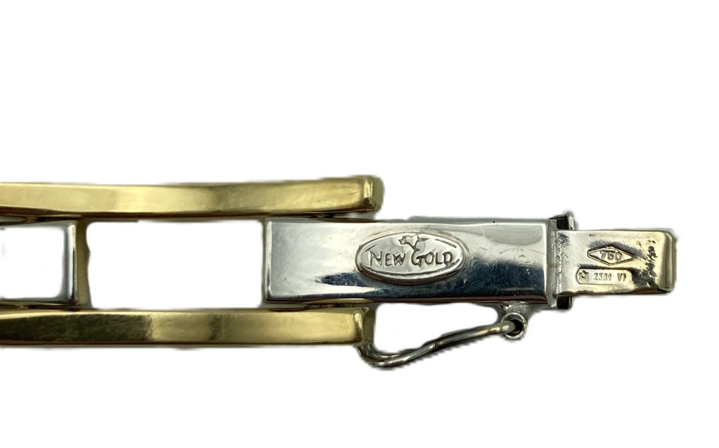 手鈪 - 18 克拉 黃金, 白金 #3.2