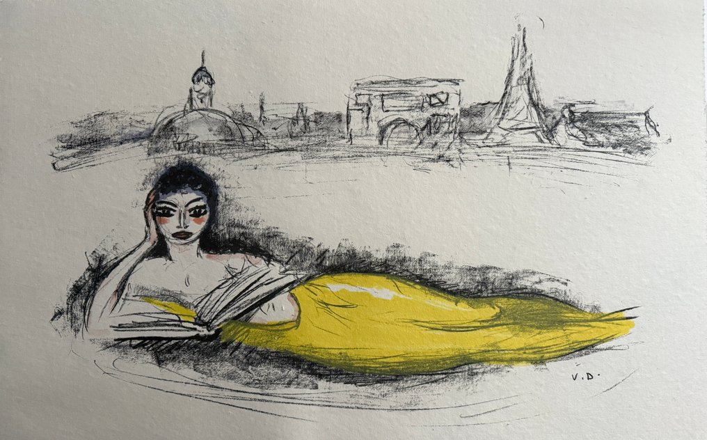 Kees Van Dongen (1877-1968) - Sirène de Paris 1962 #1.0