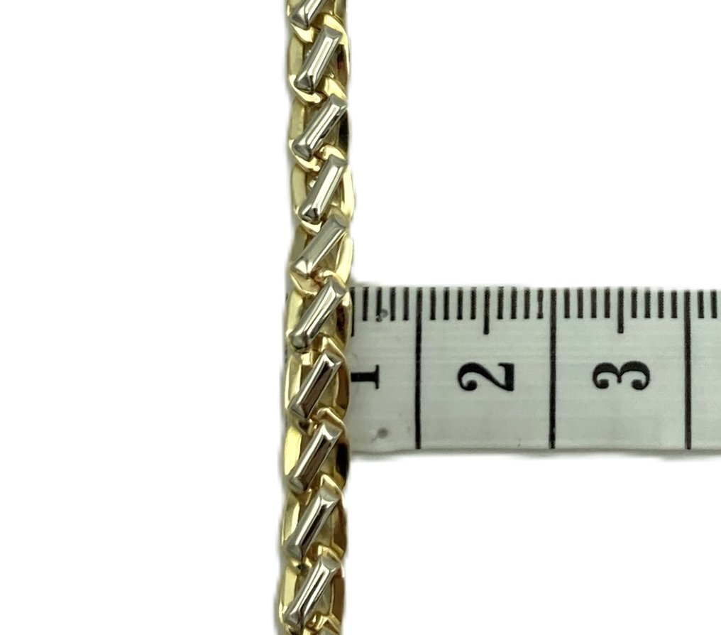 手鈪 - 18 克拉 黃金, 白金 #4.3