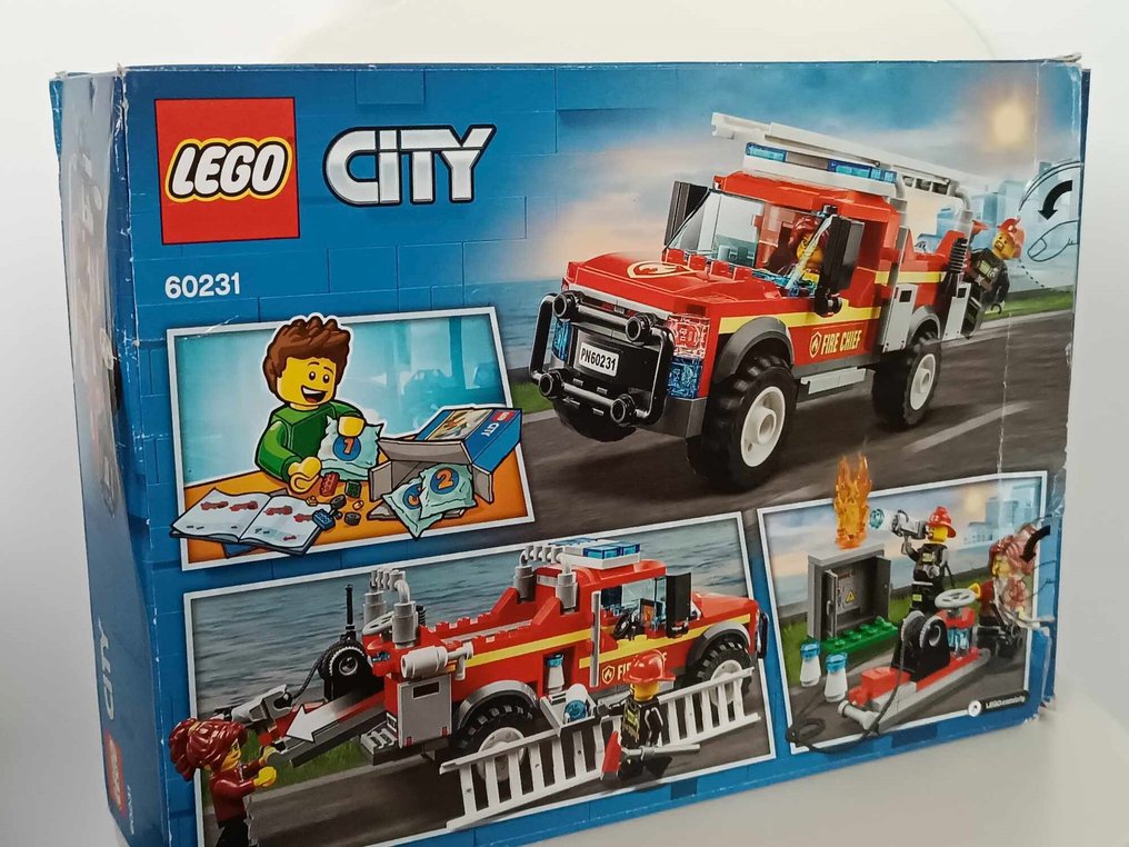 LEGO City 60231 60312 SUPER ZESTAW Lego City Terenowka komendantki stra y po arnej Radiowoz policyjny Unikat auction online Catawiki
