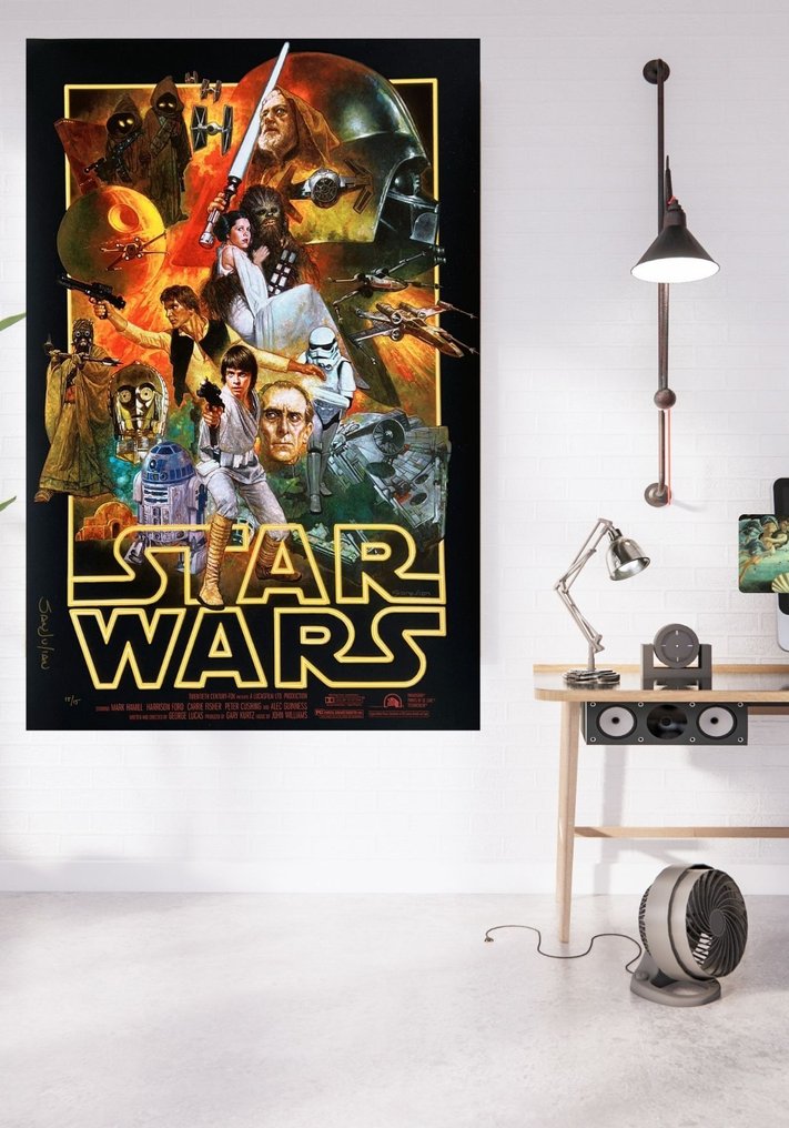 Sanjulian, Manuel - Star Wars Poster: Collector’s Edition (Black) - Hand Signed - Artist Proof (AP) #1.0