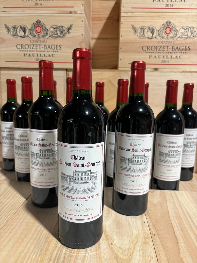 2015 Chateau Bellevue Saint-Georges - 蒙塔涅-聖埃美隆 Cru Bourgeois - 12 瓶 (0.75L) #4.3