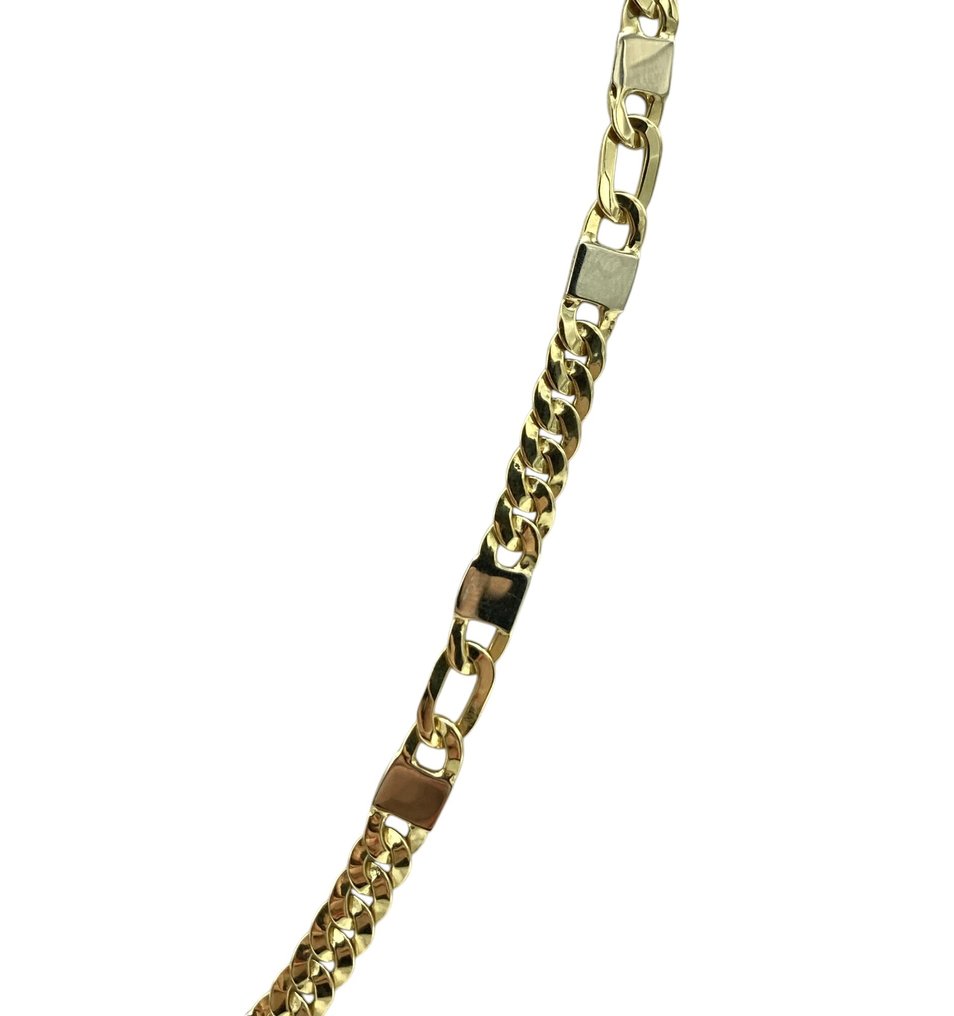 Colier - 18 ct. Aur galben, Aur alb #1.0