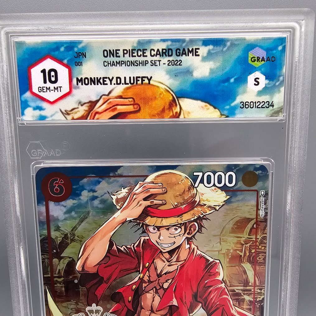One Piece Graded card - Championship! Monkey.D.Luffy P-001 - Graad 10 #3.2