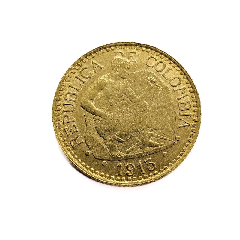 Colômbia. 5 Pesos 1913 #1.0