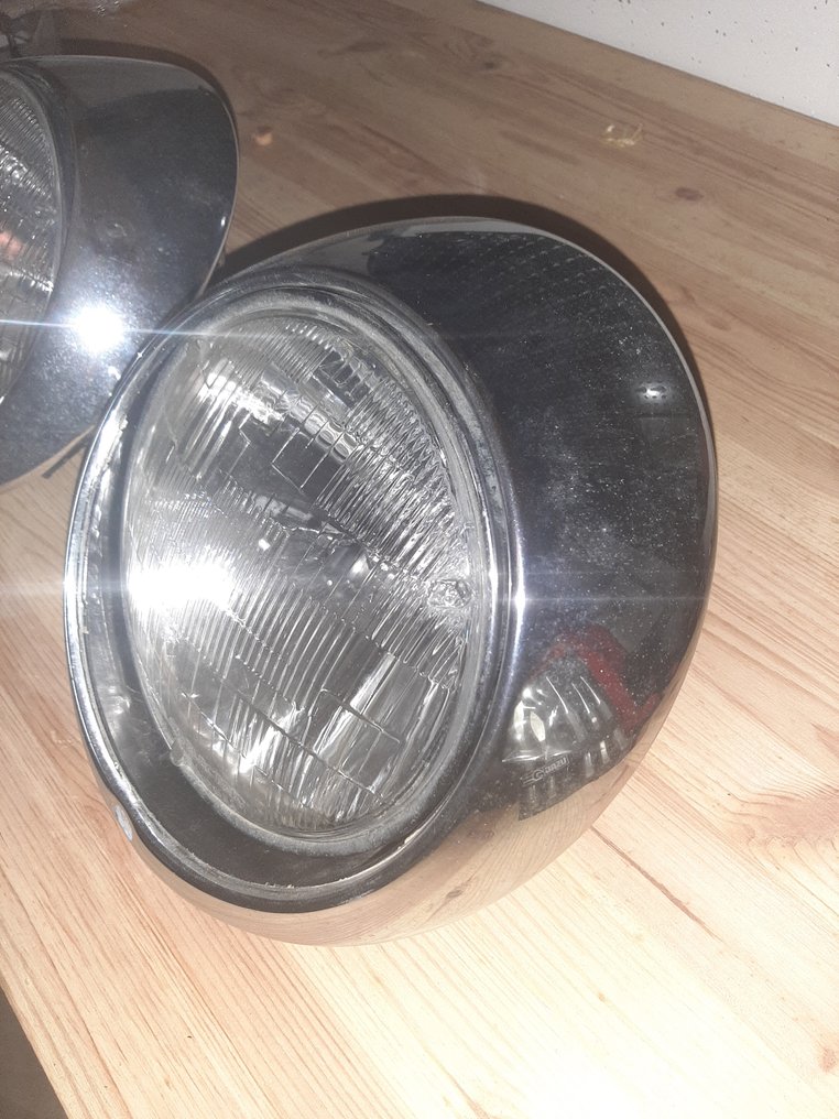 Peça de carro (4) - Porsche - Fari Hella con ghiere Porsche 911 anni 70 - 1970-1980 #1.0