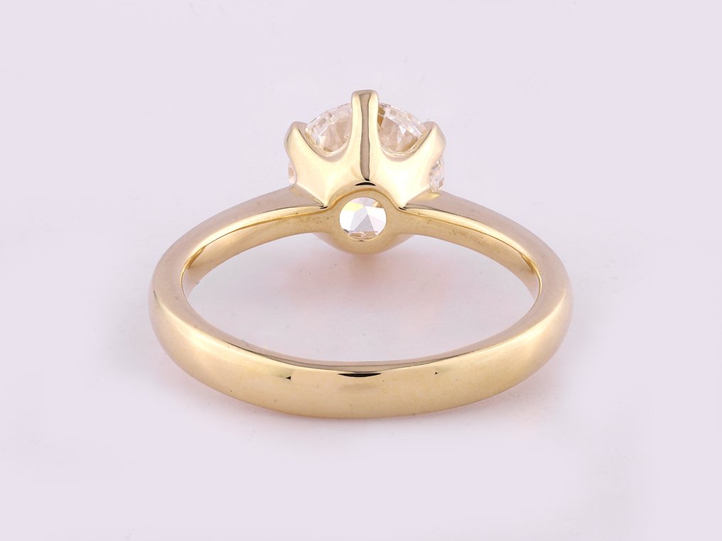 Δαχτυλίδι - 14 καράτια Κίτρινο χρυσό -  2.04ct. tw. Διαμάντι (Εργαστηριακής καλλιέργειας) #2.1