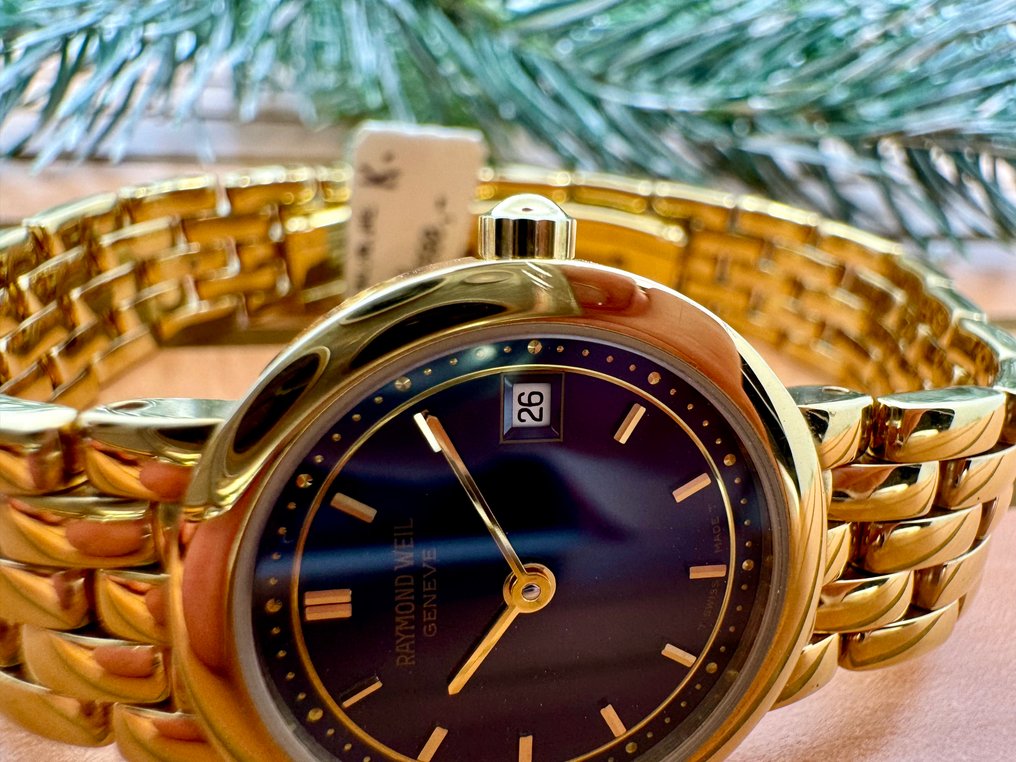 Raymond weil geneve 18k gold electroplated prices online