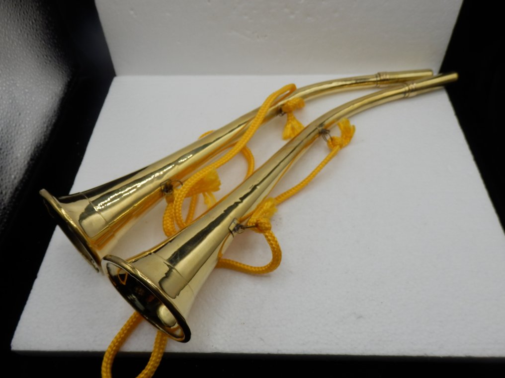 Jachthoorn - 2 grote Jachthoorns -  - Κόρνο - Ολλανδία - 2010  (χωρίς τιμή ασφαλείας) #2.1