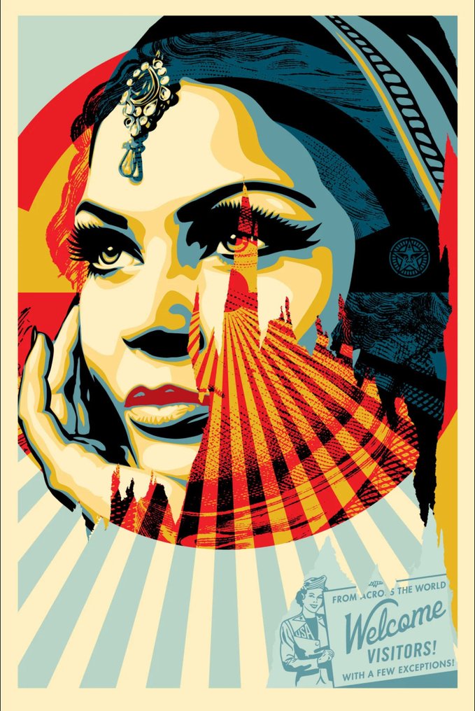 Shepard Fairey (OBEY) - OBEY Target Exception - Signed Offset Lithograph #1.0