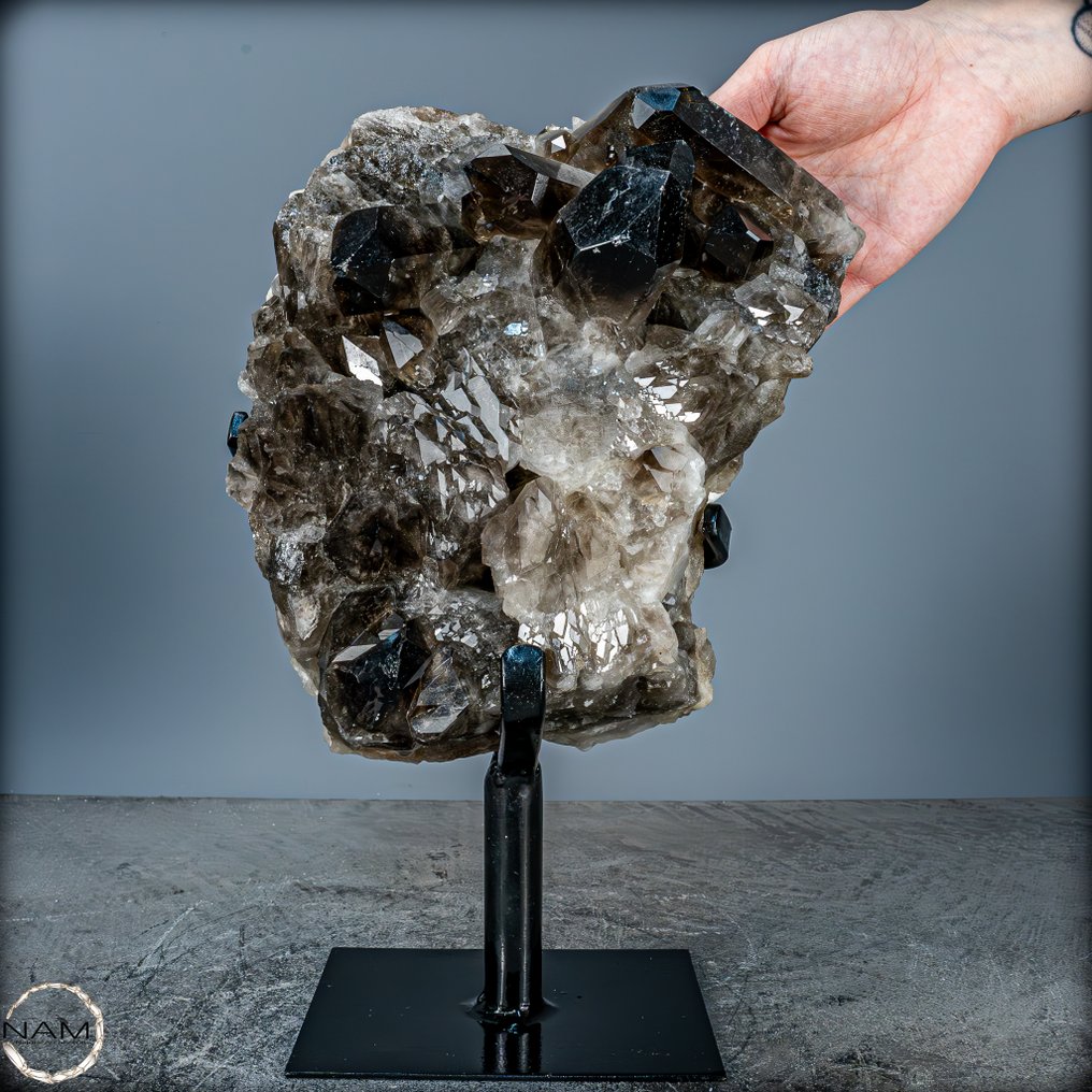 First quality smoky quartz on stand Brazil- 4719.38 g #3.2