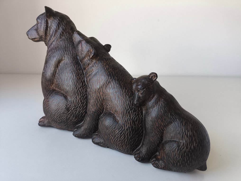 Kare Design - 小雕像, Relaxed Bear Family - 20 cm - 树脂 #3.2