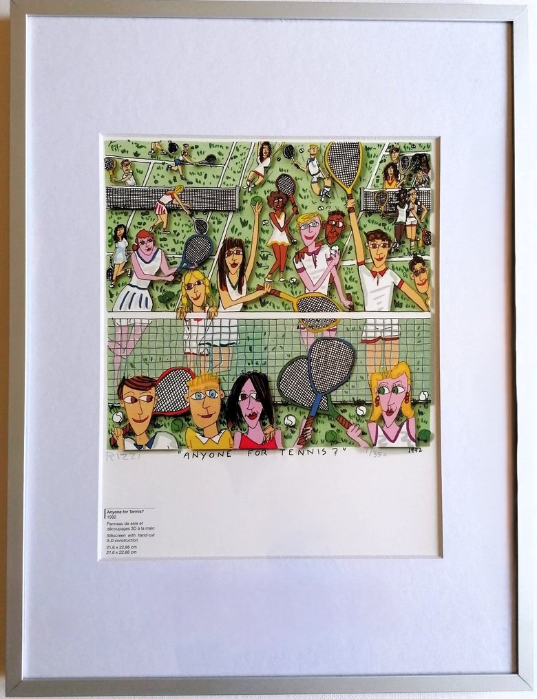 James Rizzi (after) - Anyone for Tennis? #1.0