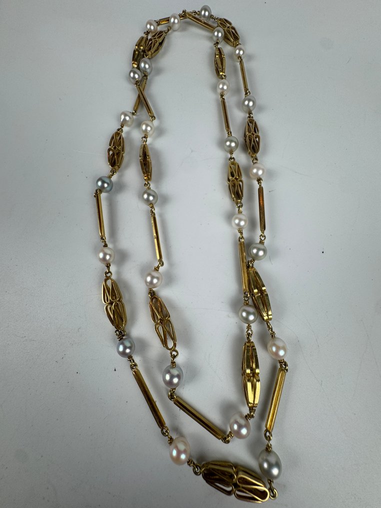 Statement nyaklánc - 18 kt. Sárga arany #4.3