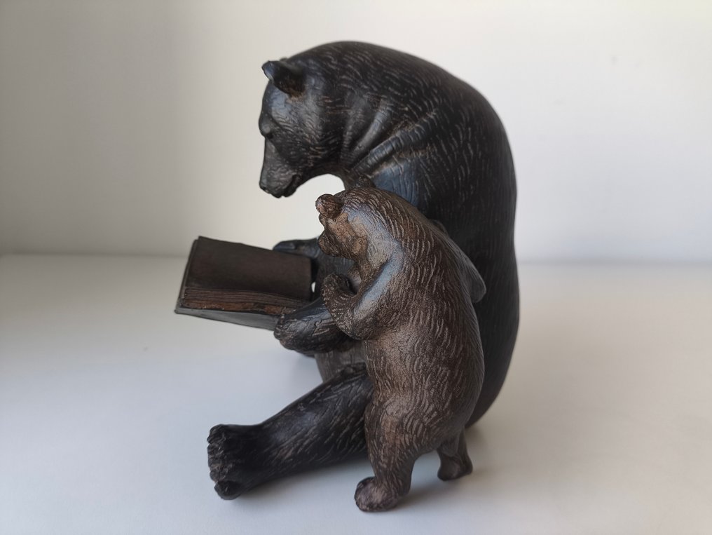 Kare Design - 小雕像, Reading Bears - 18 cm - 树脂 #4.3