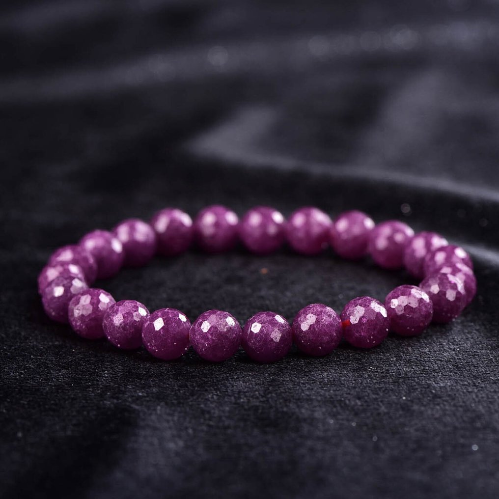 无底价 - ALGT 认证 - 天然红宝石手链 - 大自然与工艺的完美杰作- 21.01 g #1.0