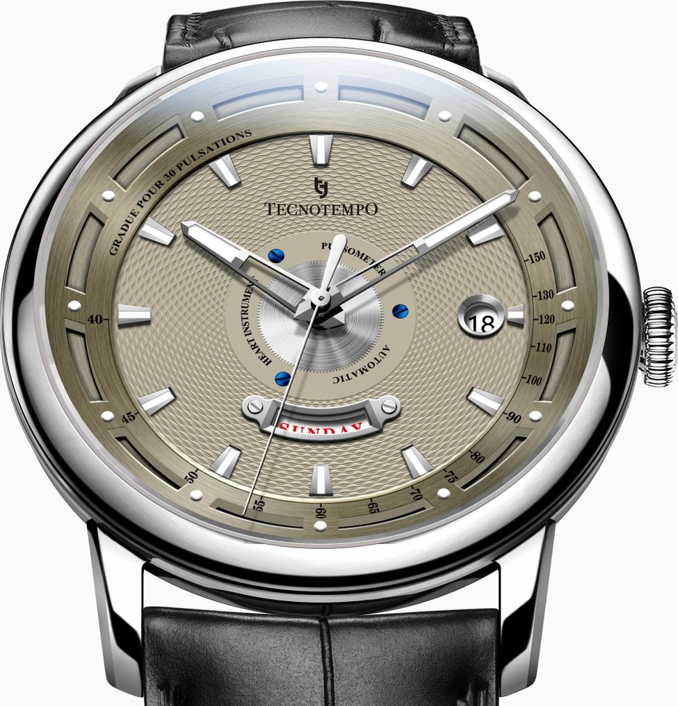 Tecnotempo - Automatic -  Pulsometer "Gradue Pour 30 Pulsations" - TT.50PS.CH - χωρίς τιμή ασφαλείας - Άνδρες - 2020+  #1.0