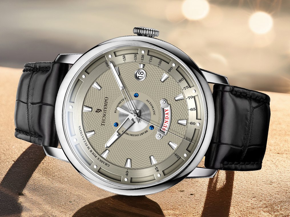 Tecnotempo - Automatic -  Pulsometer "Gradue Pour 30 Pulsations" - TT.50PS.CH - χωρίς τιμή ασφαλείας - Άνδρες - 2020+  #2.1