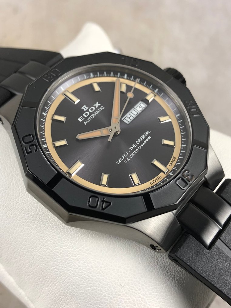 Edox - Delfin The Original Day Date Automatic - 88008-37GNCA-GBEI - 男士 -   #2.1