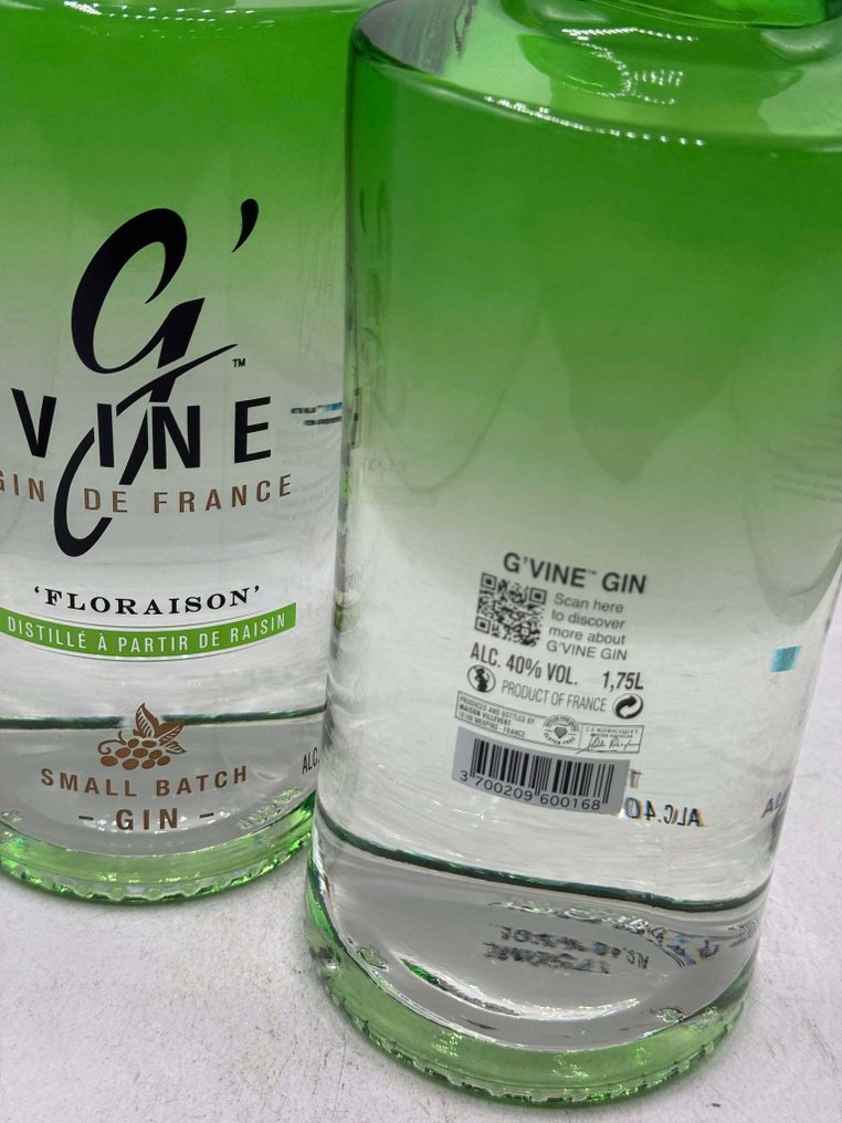 G'Vine - magnum Floraison Gin - 1,75 L - 2 flessen #1.0