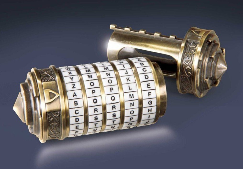 Da Vinci Code - - Movie prop Die Cast Metal Working Cryptex (mint condition) #2.1