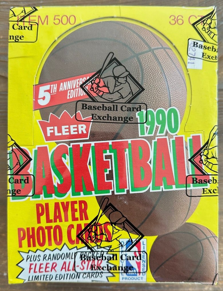 1990 Fleer Michael Jordan - 10 Pack - Utmerket (EX) #1.0