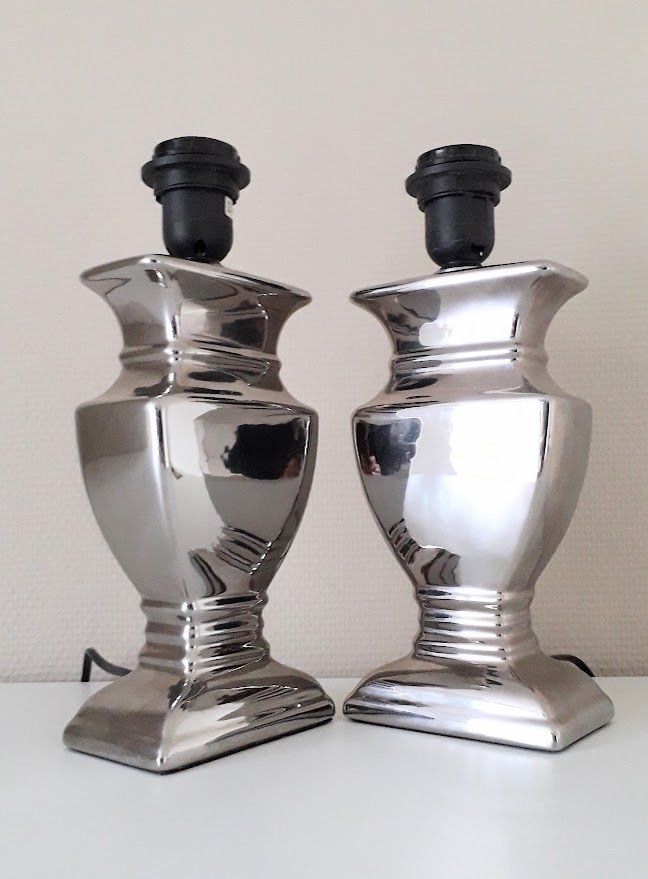 Table lamp (2) - Chrome-plated ceramic #4.3