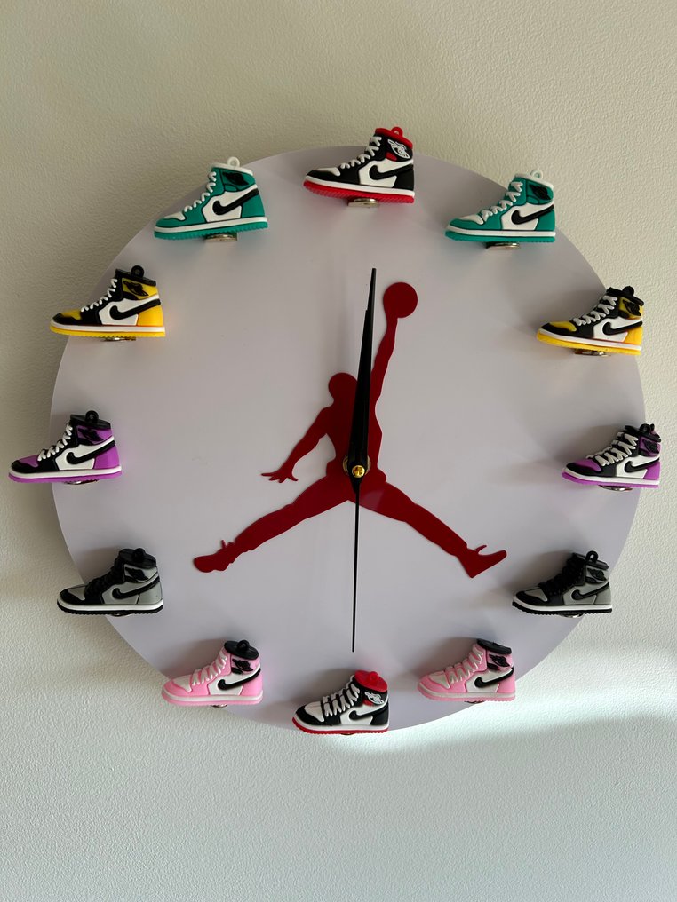Ρολόι τοίχου - Nike Jordan Publicitário Vintage - Πλαστικό, Καουτσούκ - 2010-2020 #1.0