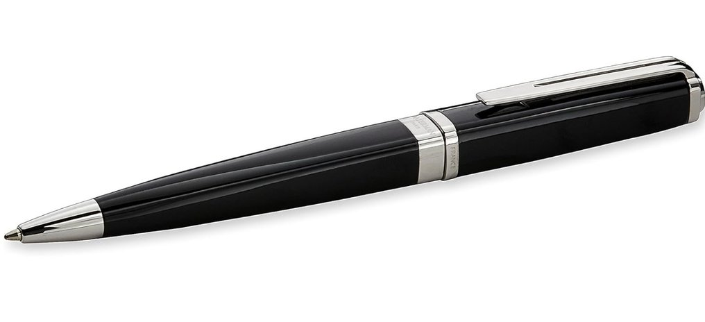 Waterman - 威迪文 - Waterman Exception Laca Negra/ Detalles Plateados- Bolígrafo - 圆珠笔 #1.1