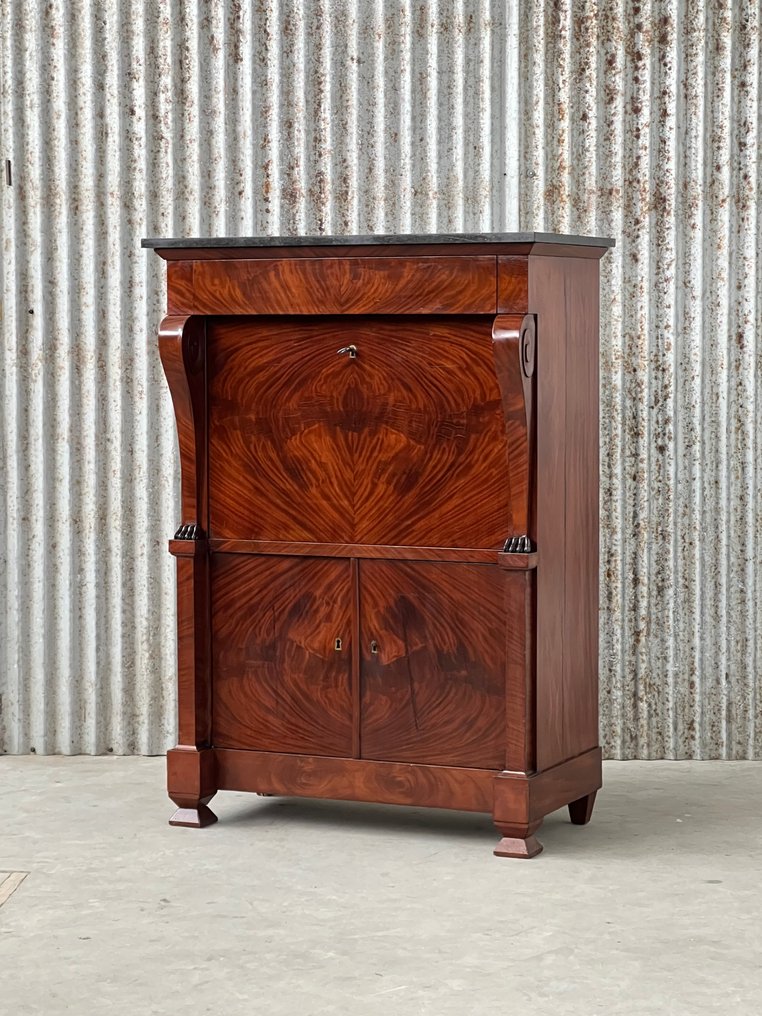 Secrétaire à abattant - γραφείο - Arduin hardsteen - Χειροποίητο γυαλισμένο #1.0