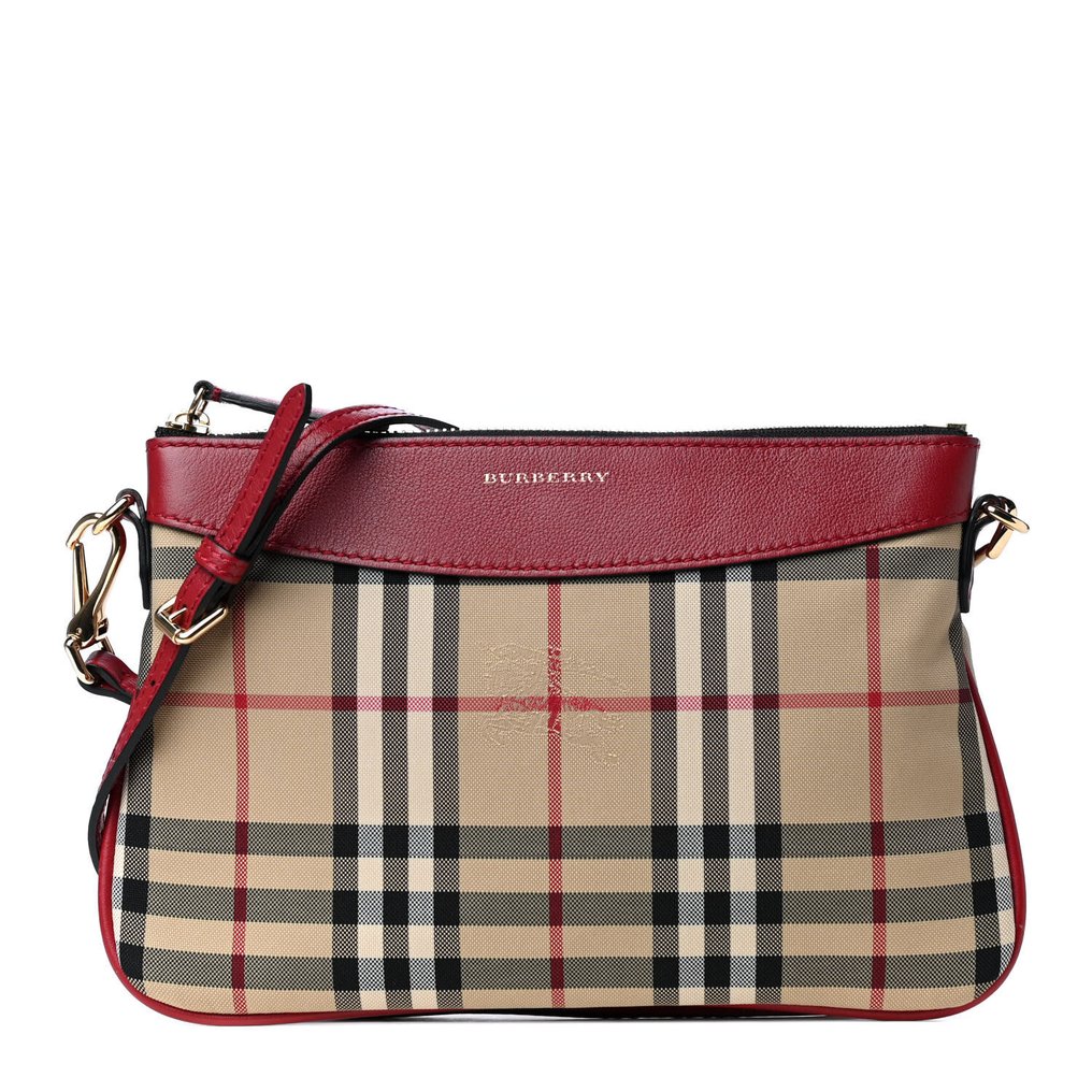 Burberry Check Peyton Wristlet Crossbody bag auction online Catawiki