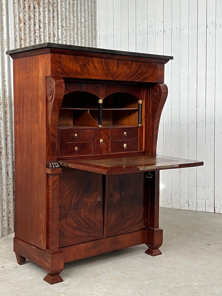 Secrétaire à abattant - γραφείο - Arduin hardsteen - Χειροποίητο γυαλισμένο #4.3