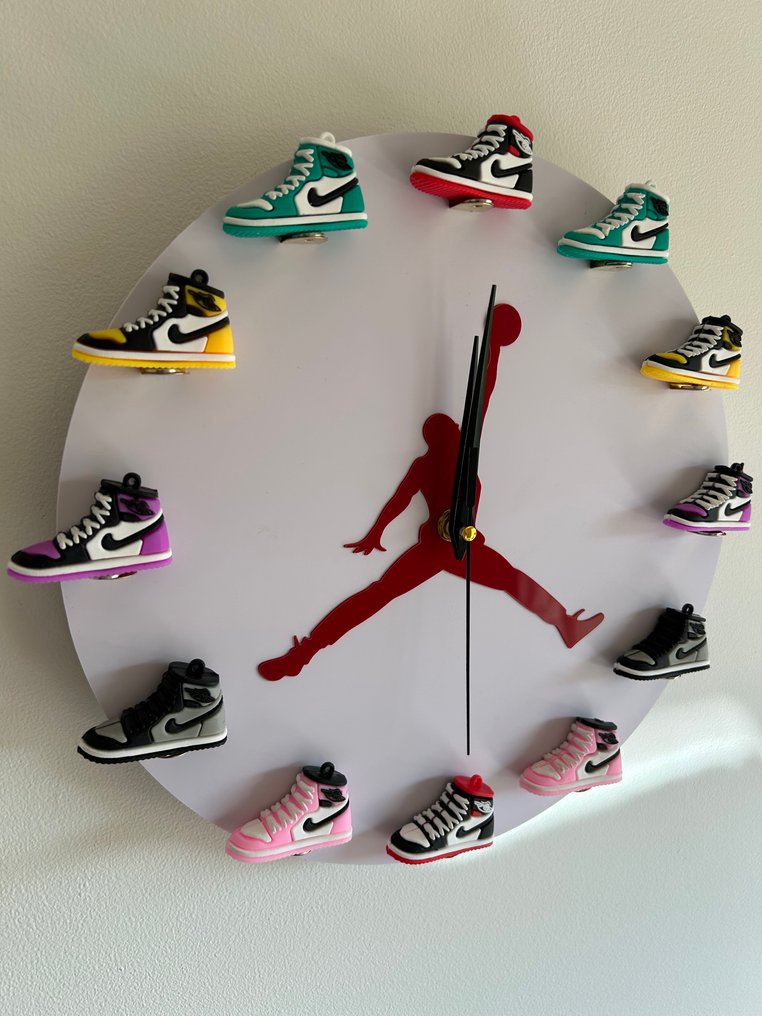 Ρολόι τοίχου - Nike Jordan Publicitário Vintage - Πλαστικό, Καουτσούκ - 2010-2020 #2.1